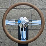 14" Polished Double Barrel Half Wrap - Vinyl