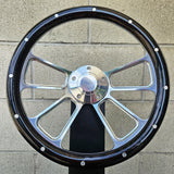 14" Billet Octane - Dark Flame Pine