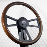 18" Black Muscle Half Wrap - Wood