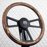 18" Black Muscle Half Wrap - Wood