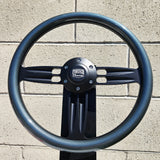 14" Black Double Barrel Half Wrap - Vinyl
