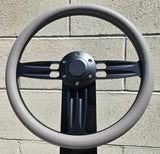 14" Black Double Barrel Half Wrap - Vinyl