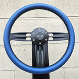 14" Black Double Barrel Half Wrap - Vinyl