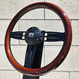 14" Black Double Barrel - Dark Wood