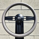 14" Black Double Barrel Half Wrap - Vinyl