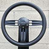14" Black Double Barrel Half Wrap - Vinyl