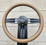 14" Black Double Barrel Half Wrap - Vinyl