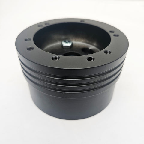6 Hole 2-Piece Marine 3/4" Key Way Adapter - Black