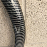 16" Hydro Dipped Half Wrap - Striped Carbon Fiber