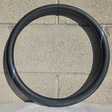 16" Hydro Dipped Half Wrap - Striped Carbon Fiber