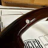 FACTORY SECOND: 18" CHROME DUAL CLASSIC DARK WOOD W RIVETS