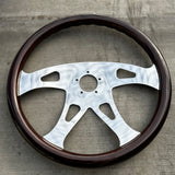 FACTORY SECOND: 18" CHROME TALON DARK WOOD