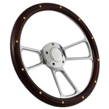 14" Billet Muscle - Mahogany