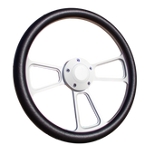 14" White Muscle Half Wrap - Vinyl