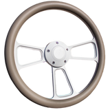 14" White Muscle Half Wrap - Vinyl