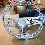 11" Chrome Pin-Up - Chrome Chain