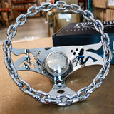 11" Chrome Pin-Up - Chrome Chain