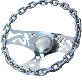 11" Chrome Pin-Up - Chrome Chain