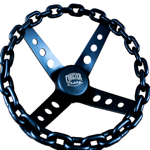 11" Old School - Black 4 Spoke