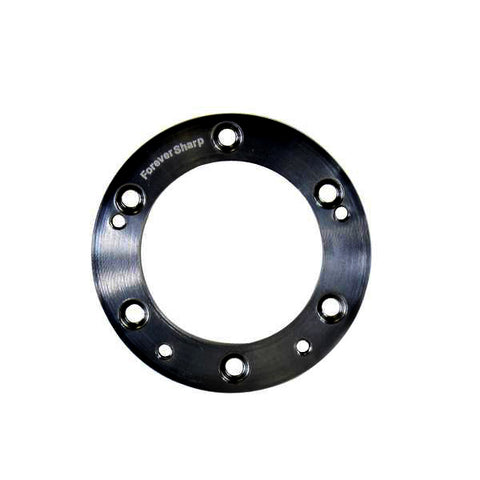1/2" 6 Hole Wheel to 5 Hole Adapter Conversion Plate - Black