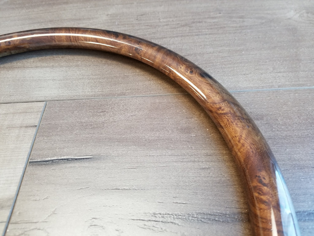 14" Burl Wood Half Wrap – Forever Sharp Steering Wheels