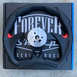 14" D-Shaped Red Carbon Fiber Performance Wheel