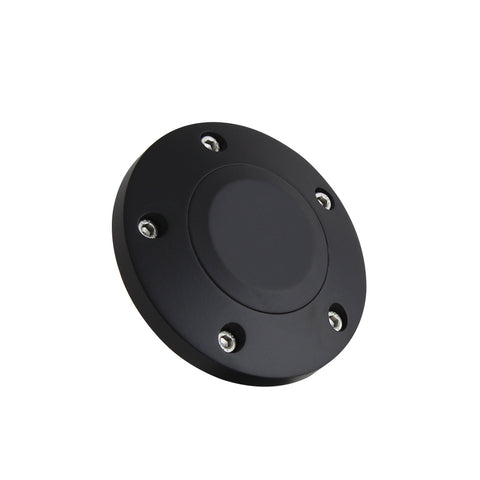 Black Billet Horn Button - 5 Hole