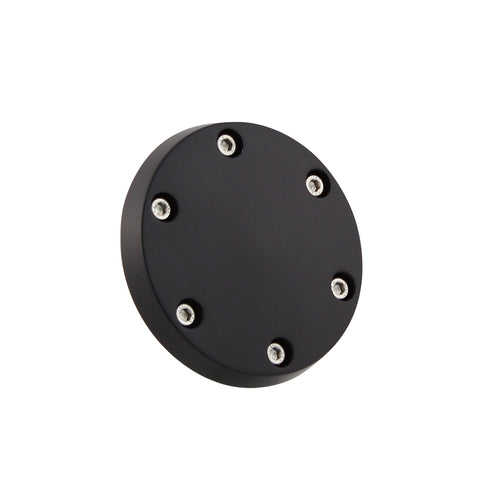 Black Horn Delete Cover Plate - 6 Hole