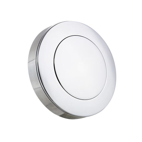 Polished Billet Horn Button - 9 Hole