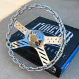 13" Chrome Stars and Stripes - Chrome Chain