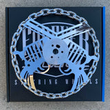 13" Chrome Opposing Pistols - Chrome Chain