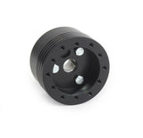 6 Hole 2-Piece Marine 3/4" Key Way Adapter - Black