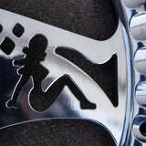 BLACK FRIDAY 2025: 14" Pin Up BILLET Half Wrap - Black Vinyl