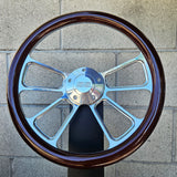 14" Billet Octane - Mahogany