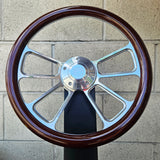 14" Billet Octane - Mahogany