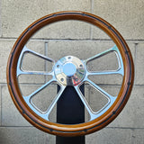 14" Billet Octane - Mahogany