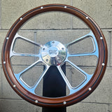 14" Billet Octane - Mahogany