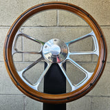 14" Billet Octane - Mahogany