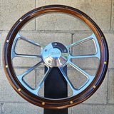 14" Billet Octane - Mahogany