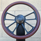 14" Black Octane Half Wrap- Vinyl