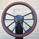 14" Black Octane Half Wrap- Vinyl