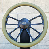 14" Black Octane Half Wrap- Vinyl