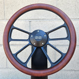 14" Black Octane Half Wrap- Vinyl