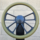 14" Black Octane Half Wrap- Vinyl