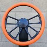 14" Black Octane Half Wrap- Vinyl