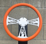 14" Billet Flame Half Wrap- Vinyl