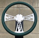 14" Billet Flame Half Wrap- Vinyl