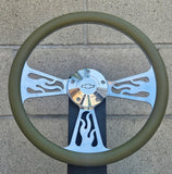 14" Billet Flame Half Wrap- Vinyl