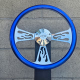 14" Billet Flame Half Wrap- Hydro Dipped