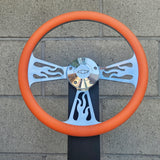 14" Billet Flame Half Wrap- Vinyl